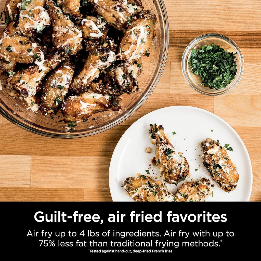 Silver 8-in-1 Air Fry Countertop Oven with Air Fry Basket V8576
