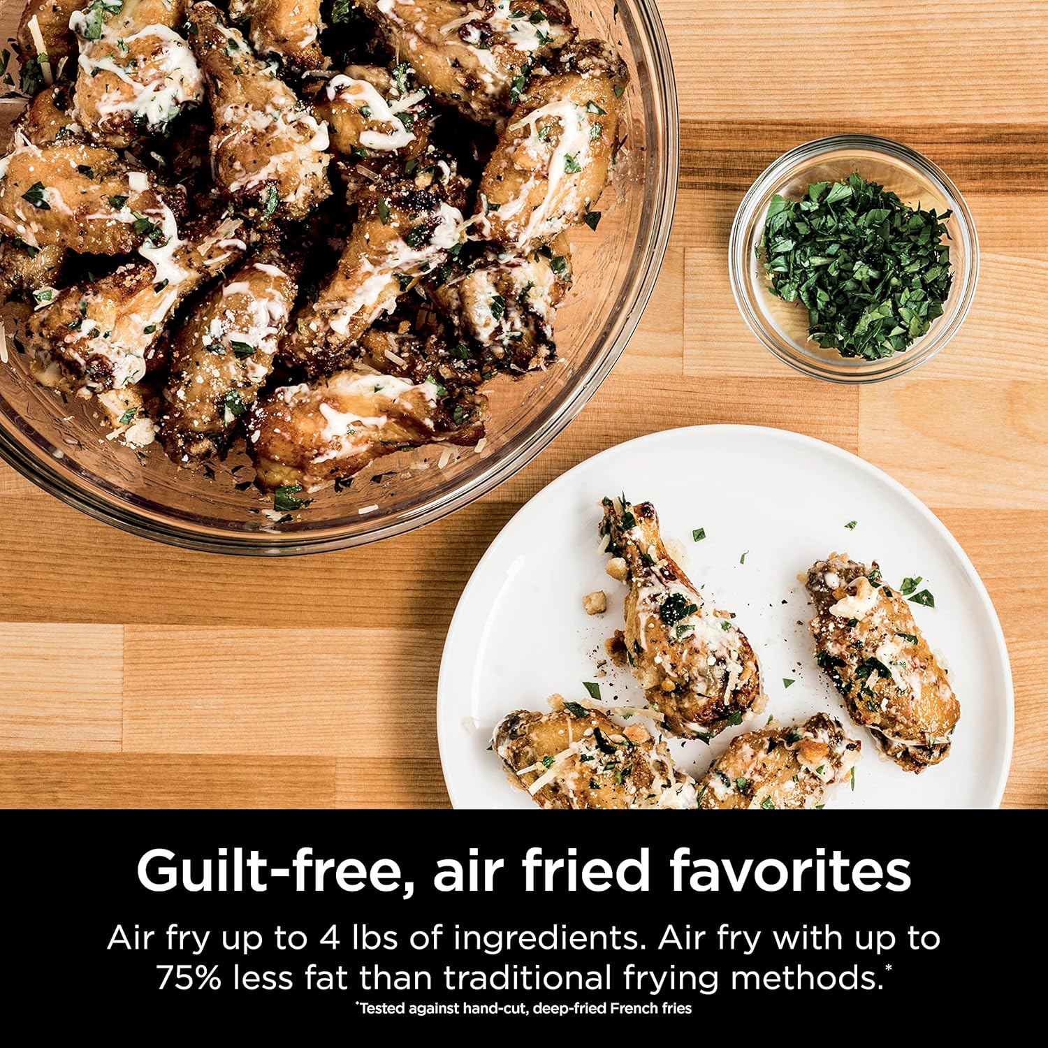 Silver 8-in-1 Air Fry Countertop Oven with Air Fry Basket V8576