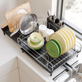 Large Dish Drying Rack with Utensil Holder & Drainboard E330