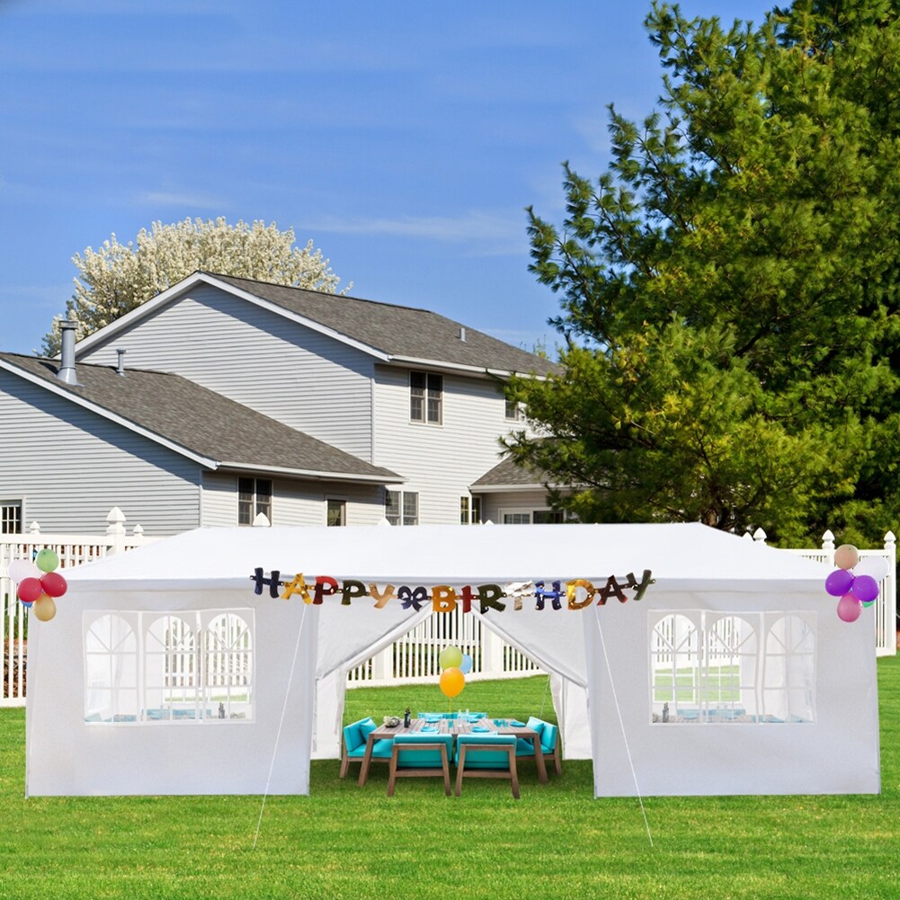 10'x30' Outdoor Waterproof Party Tent with 8 Removable Sidewalls F879092