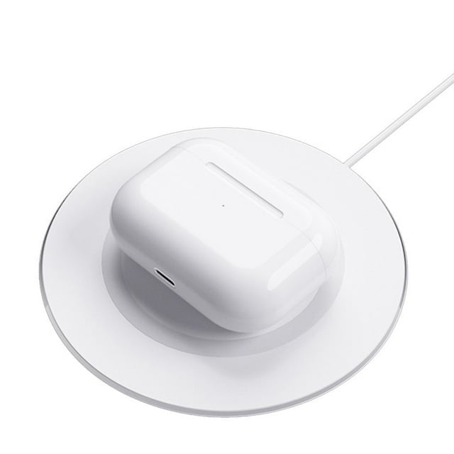 White Wireless Earphones with Charging Case V705