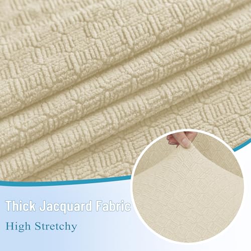 11 Pieces Stretch Jacquard L Shaped Sofa Slipcover Dark Gray F220230