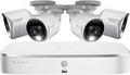 4K Wired DVR Security Camera System, 2TB 8 Channel, 4 Cameras R290
