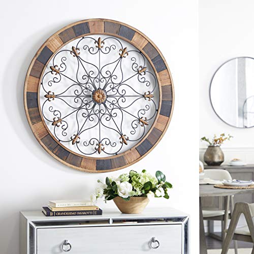 Brown Metal Wall Decor N82639