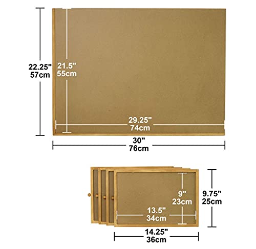 1000 Piece Wooden Puzzle Board with Drawers Z91293