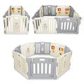 8 Panel Baby Playpen (Blue) F5799
