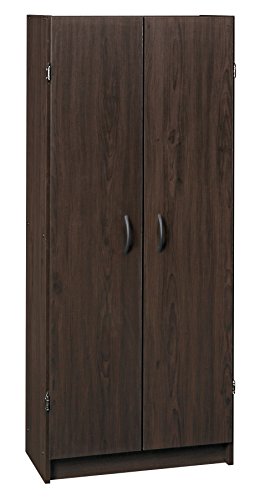 White 2 Door Pantry Cabinet with Adjustable Shelves R925