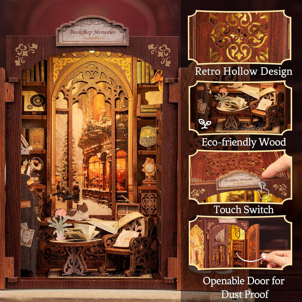 3D Wooden Puzzle Book Nook Kit L1471