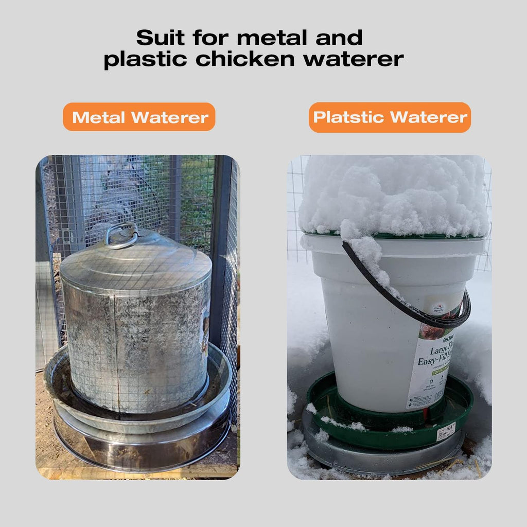 Chicken Water Heater Base Stainless Steel Heater B47565