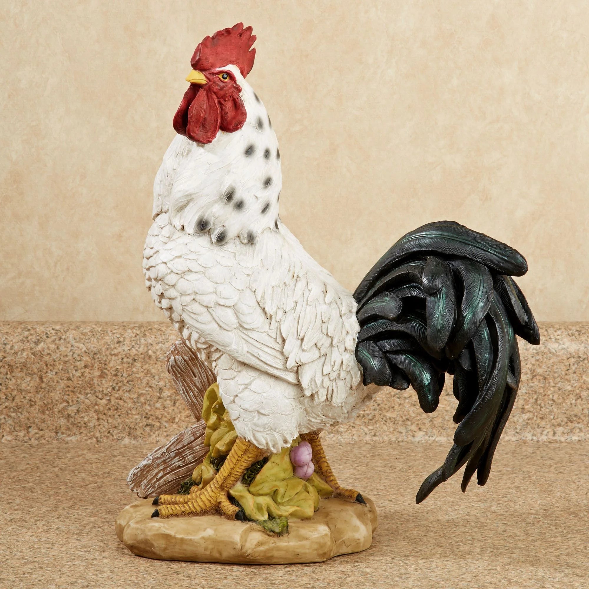 Off White 13 Inches Tall Table Sculpture S90420