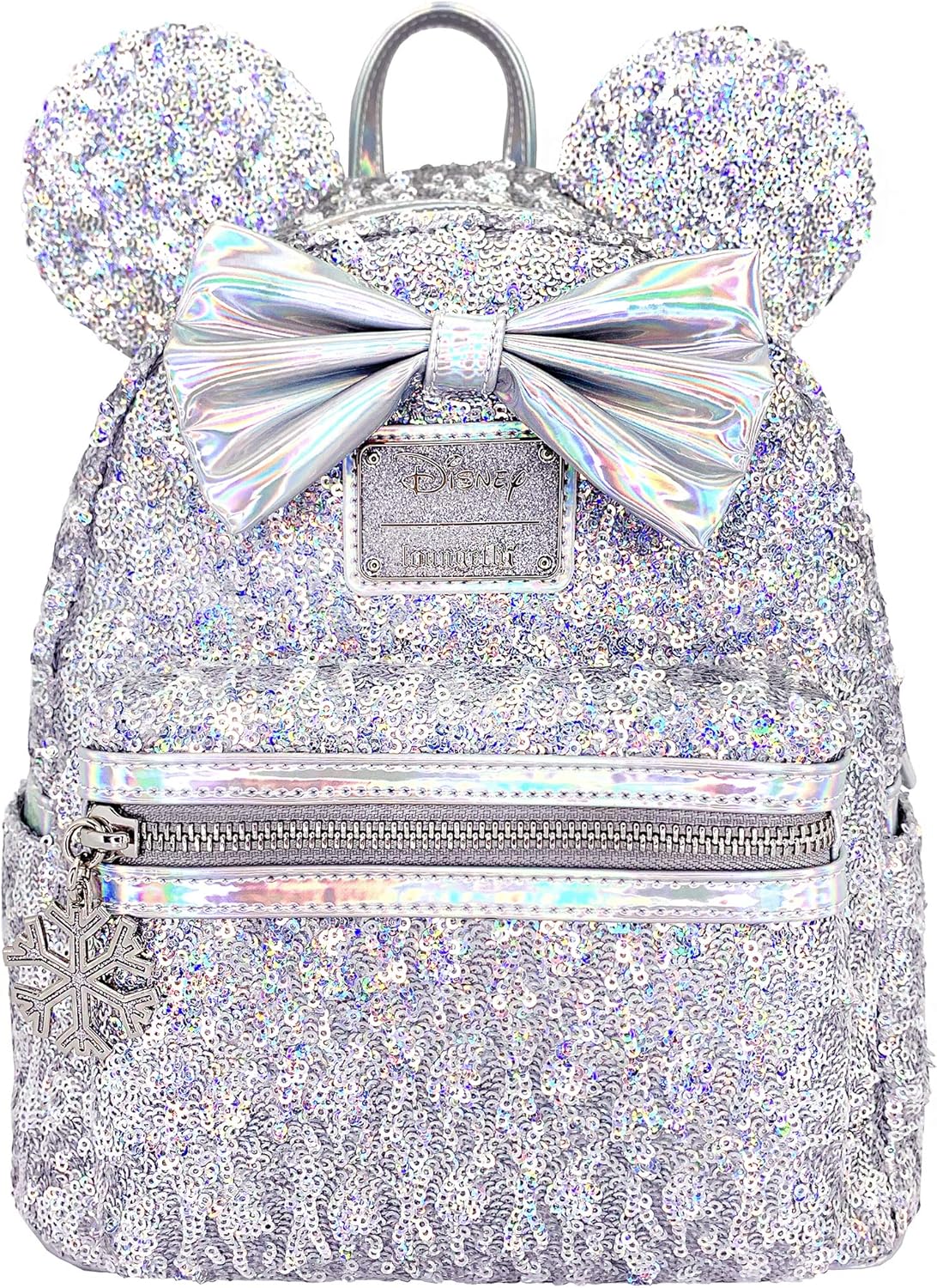 Disney Holographic Sequin Minnie Mini Backpack J49623
