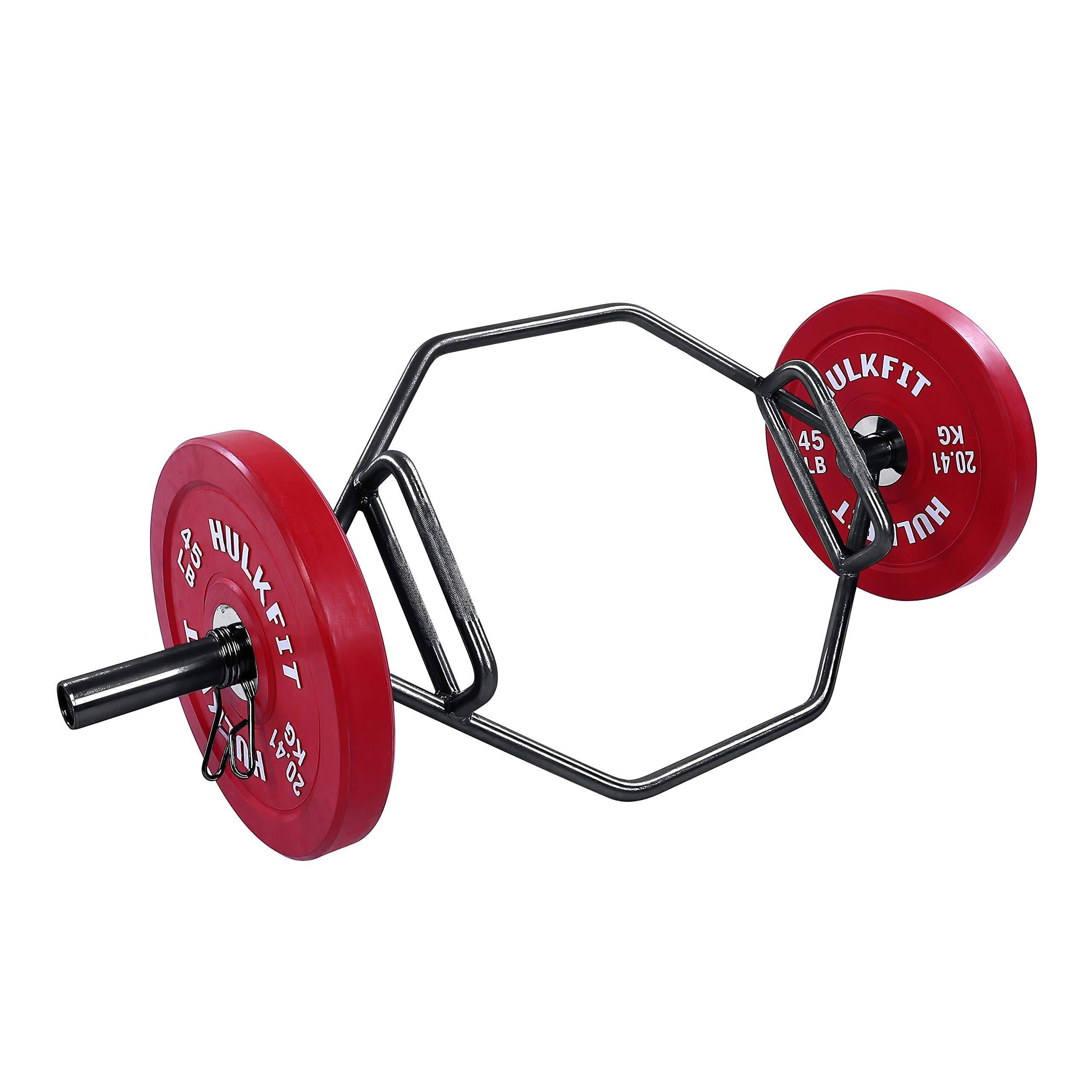Black 2-Inch Hex Weight Lifting Trap Bar M277574