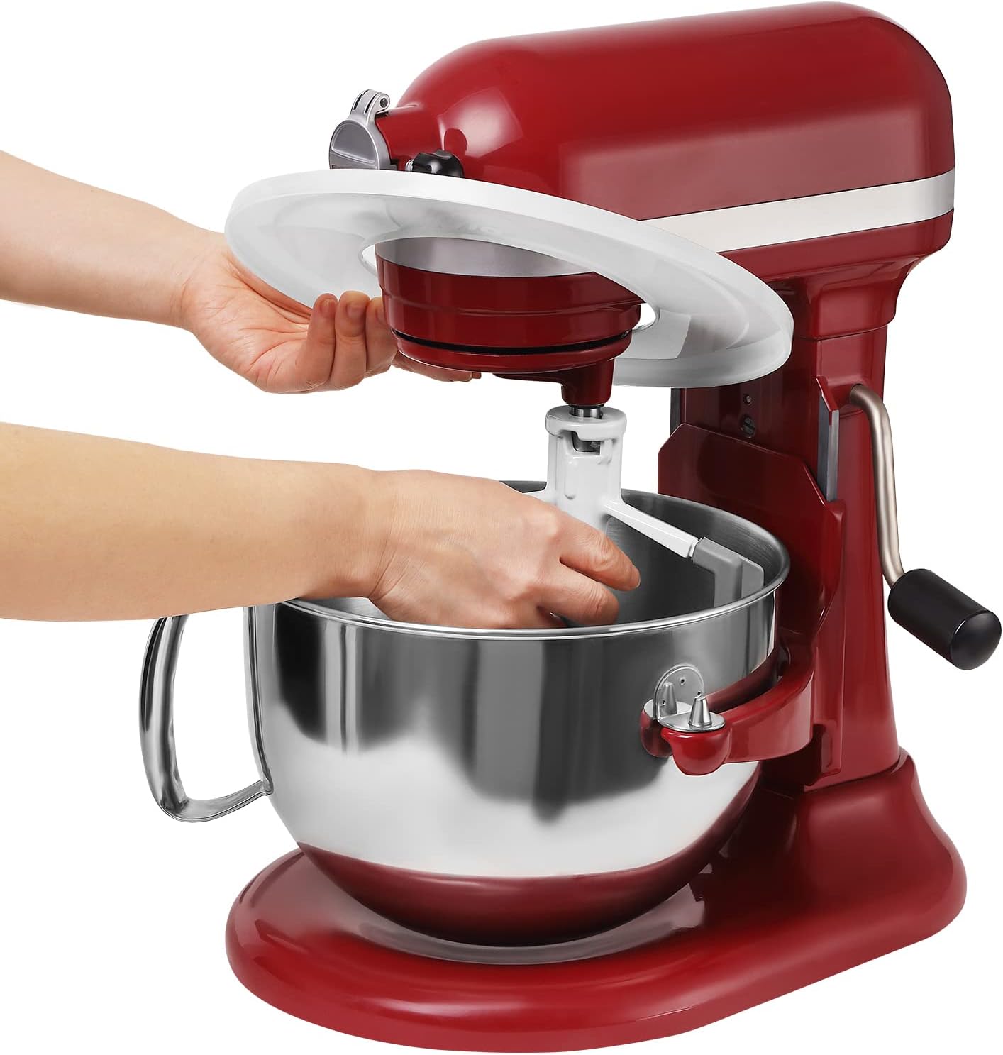 2 Pack Mixer Bowl Lid Covers for KitchenAid 5.5-6 Quart Bowls U36478