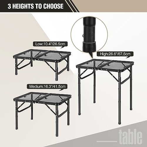 Silver 32”x32” Aluminum Folding Grill Table Q560