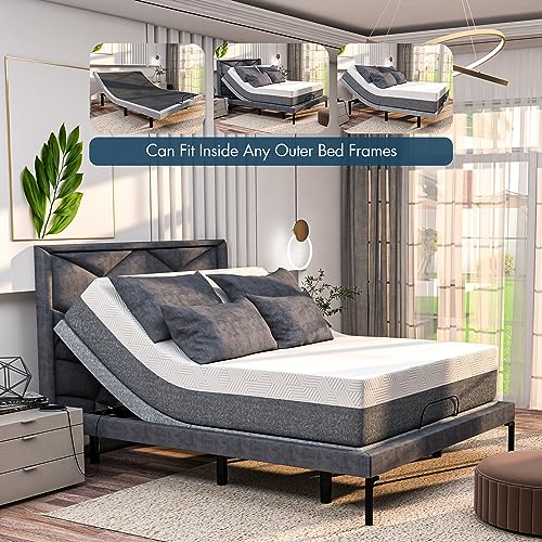 Queen Adjustable Bed Base with Wireless Remote G59117