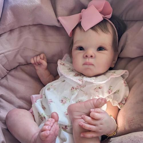 20 inch Lifelike Realistic Baby Doll with Hand-Painted Veins N63391