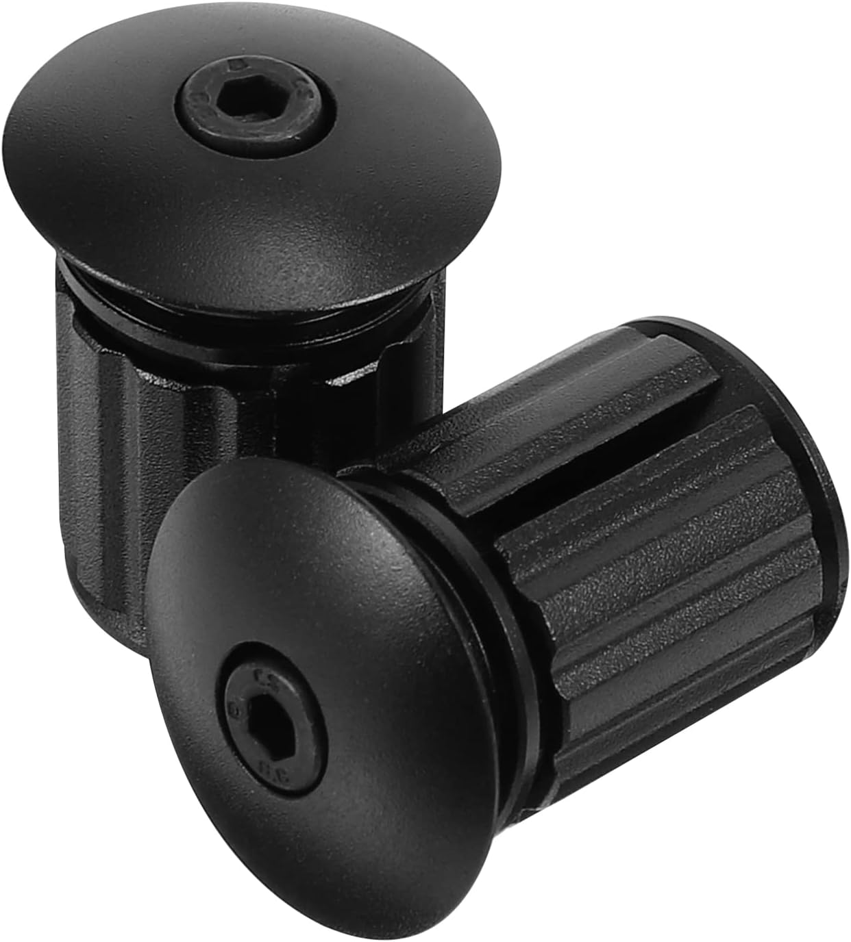 2pcs Bicycle Handlebar Locking Bar End Caps Alloy N3588