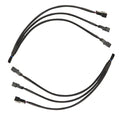 Black Sleeved 4 Pin PWM Fan Splitter Cable 10 Inches O45862