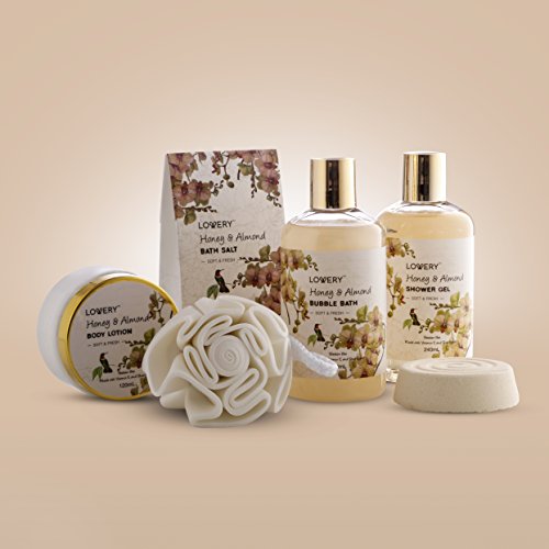 Spa Honey Almond Scent Bath & Body Set I922770