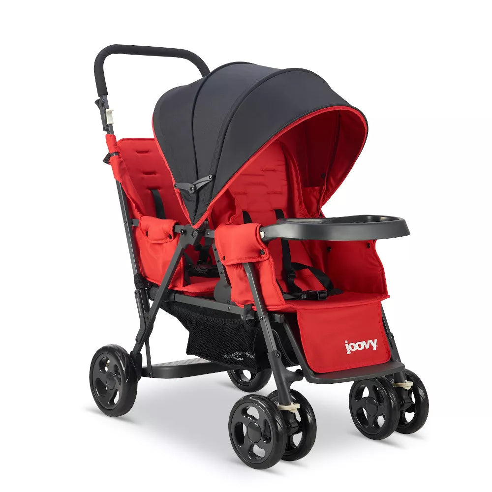 Red Tandem Double Stroller K1335