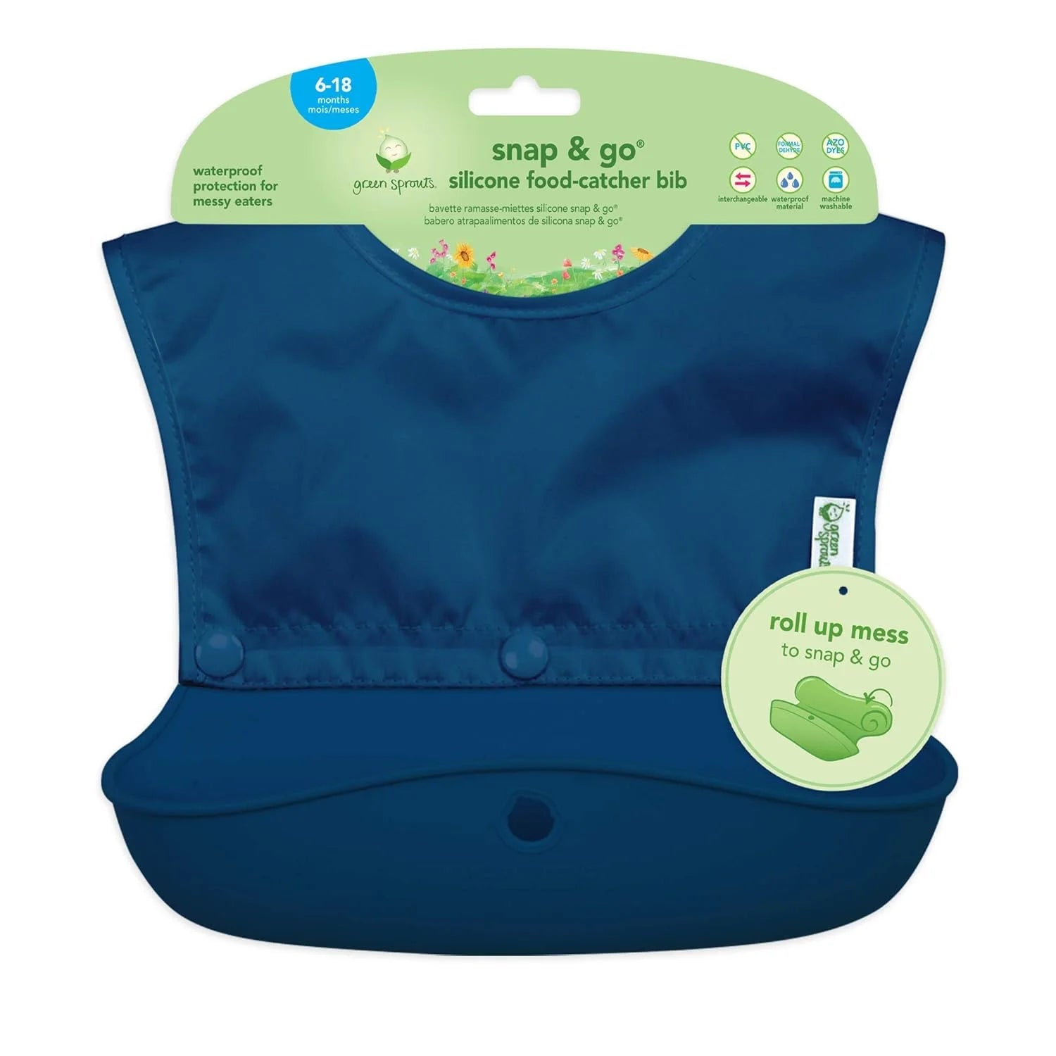 Silicone Food-Catcher Bib K13486