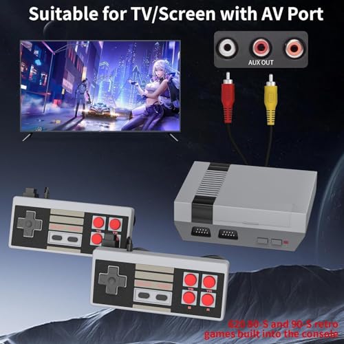 Retro Game Console with 620 Games and 2 Controllers X532213