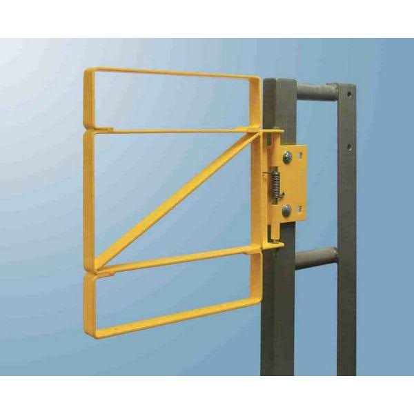 Yellow Bolt-On Self-Closing Safety Gate I29110