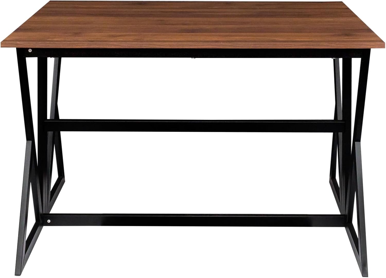 Walnut Brown Wood Drop Leaf Dining Table F70612