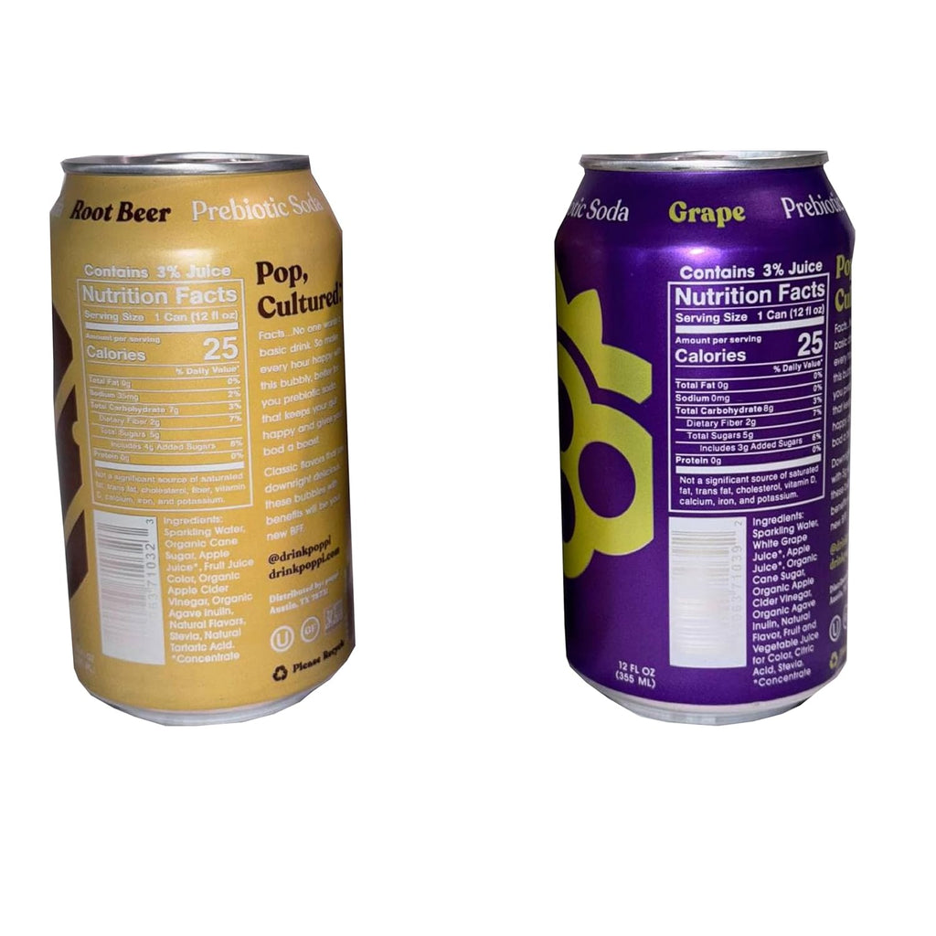 Poppi Prebiotic Soda Variety Pack 12 fl oz, 8-Pack R386