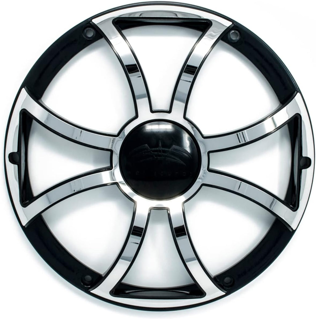 8" Black 4-Ohm Subwoofer with Subwoofer Grill with RGB LED kit N78640
