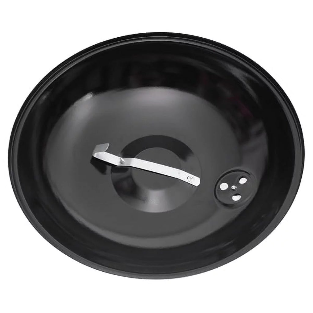 Black 18" Stainless Steel Charcoal Kettle Grill S421056