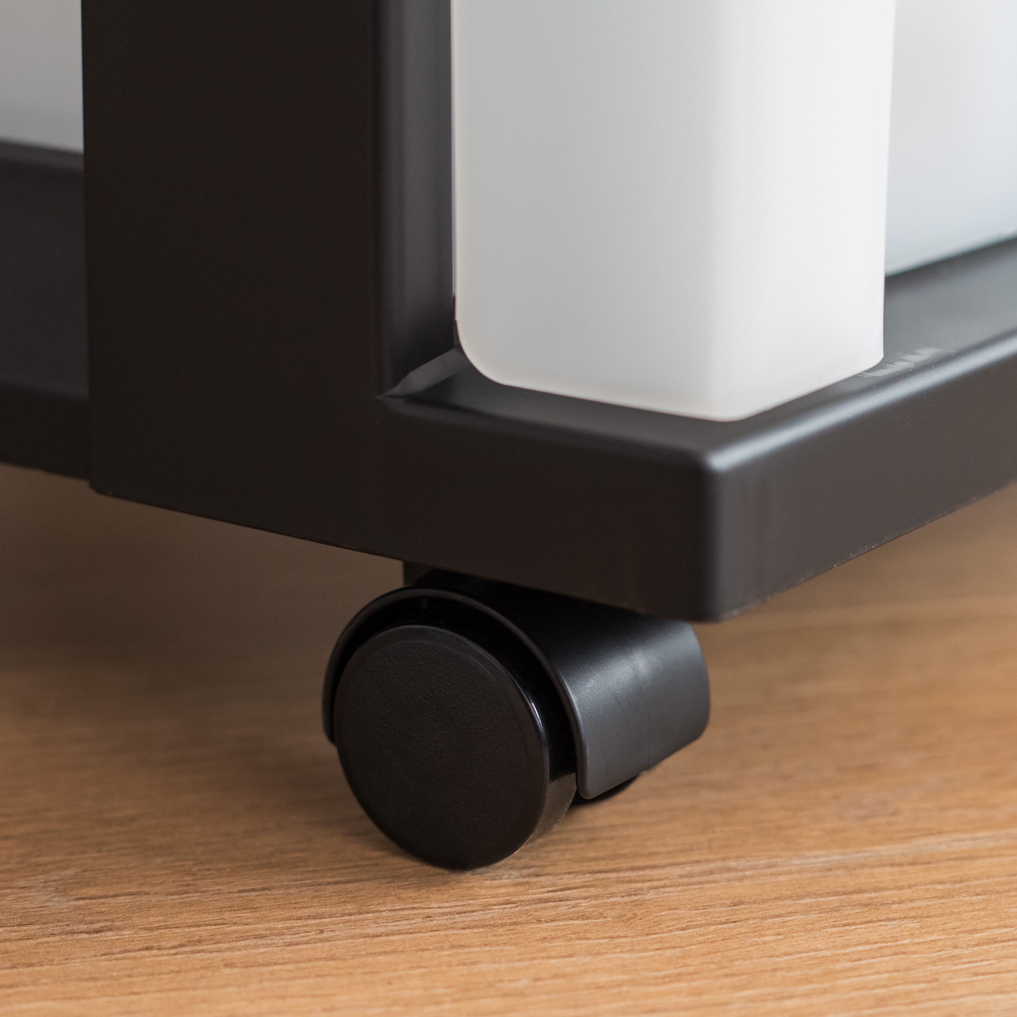 Black 7 Drawer Rolling Storage Cart B379