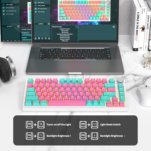 Wireless Creamy Mechanical Keyboard V517851