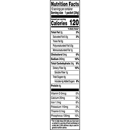 Lower Sugar Maple & Brown Sugar Instant Oatmeal, 10-Count 1.19oz Boxes (Pack of 6) A4345