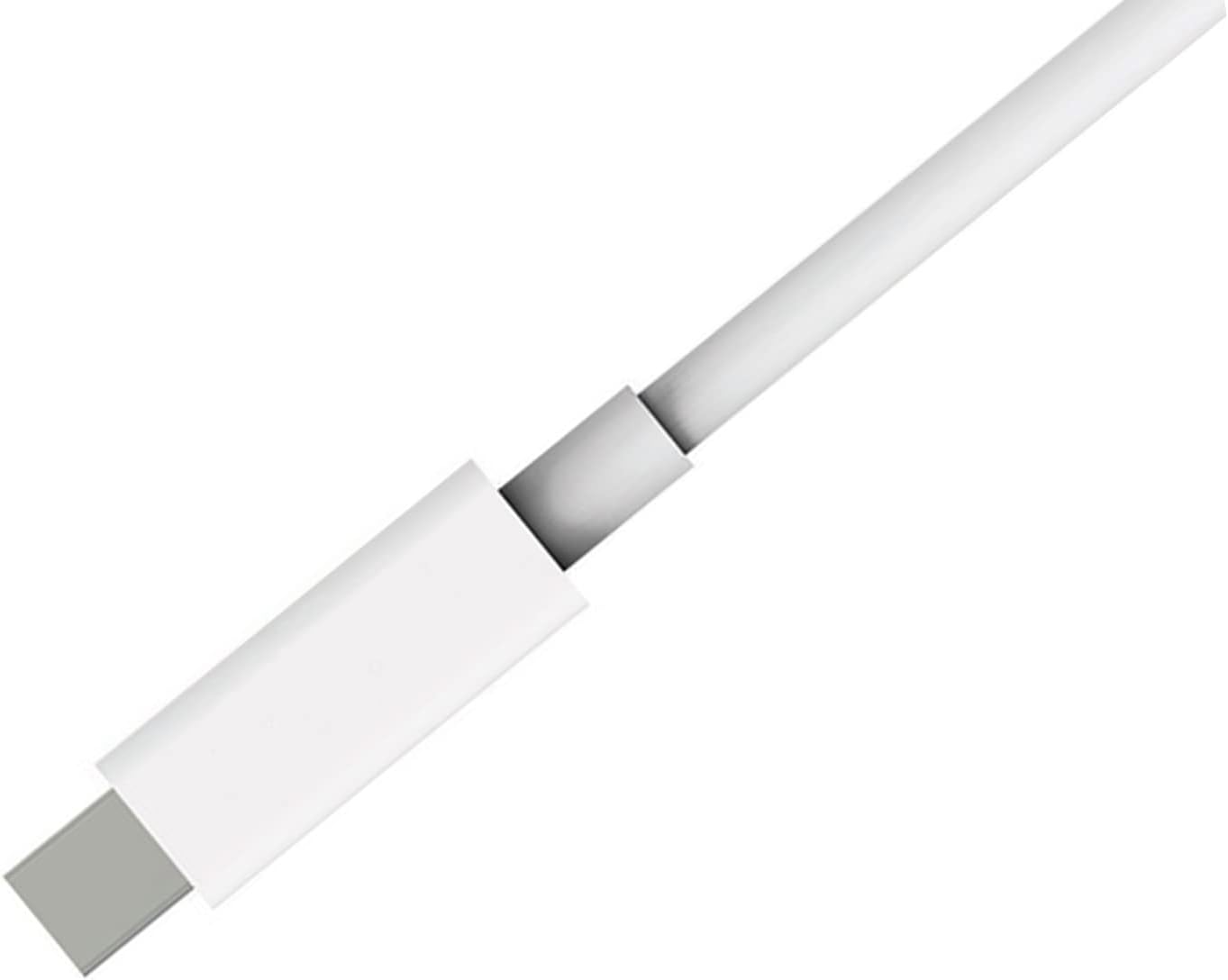 6.6ft White Thunderbolt 2 Cable Pack of 2 Z6506