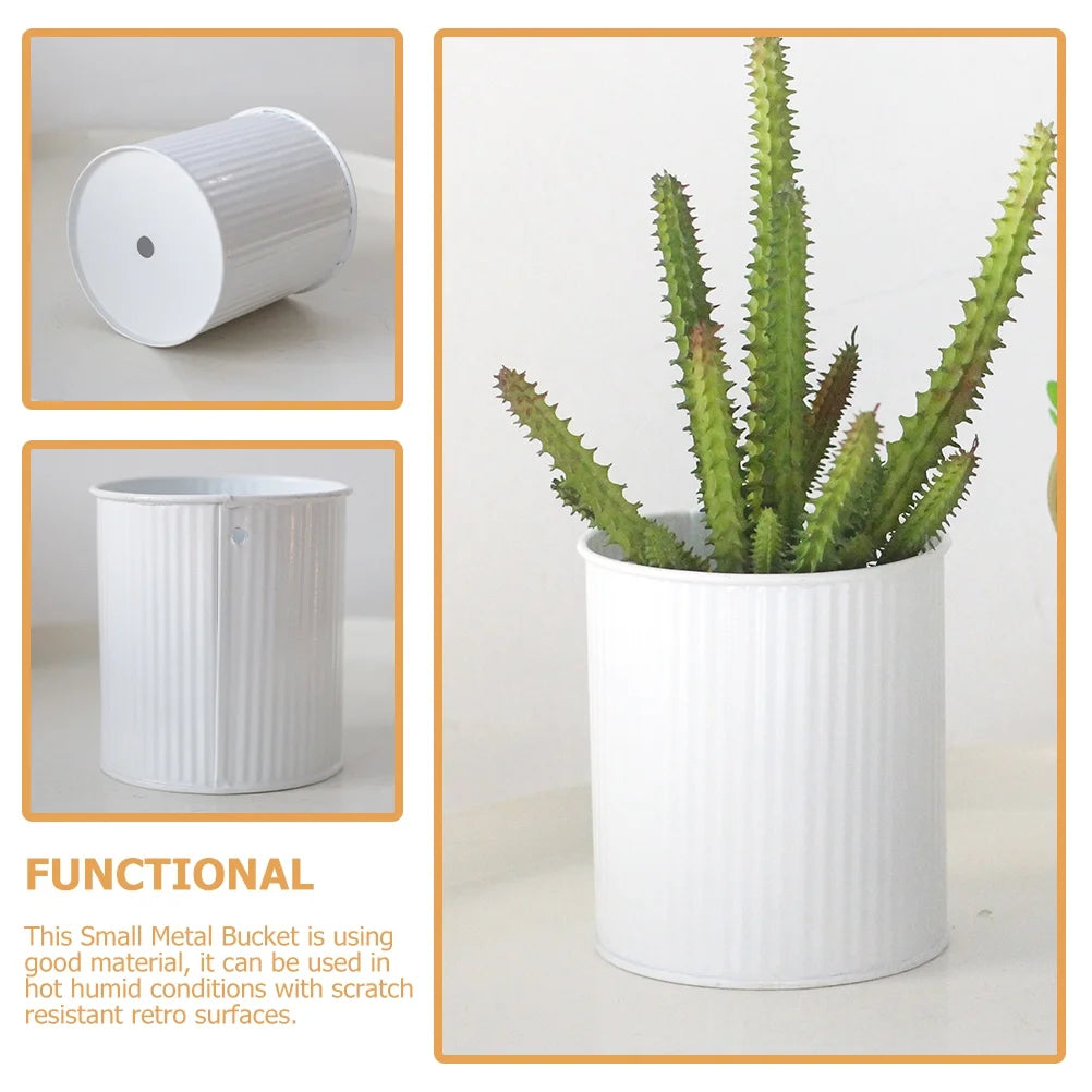 White Garden Planter Pot M68212