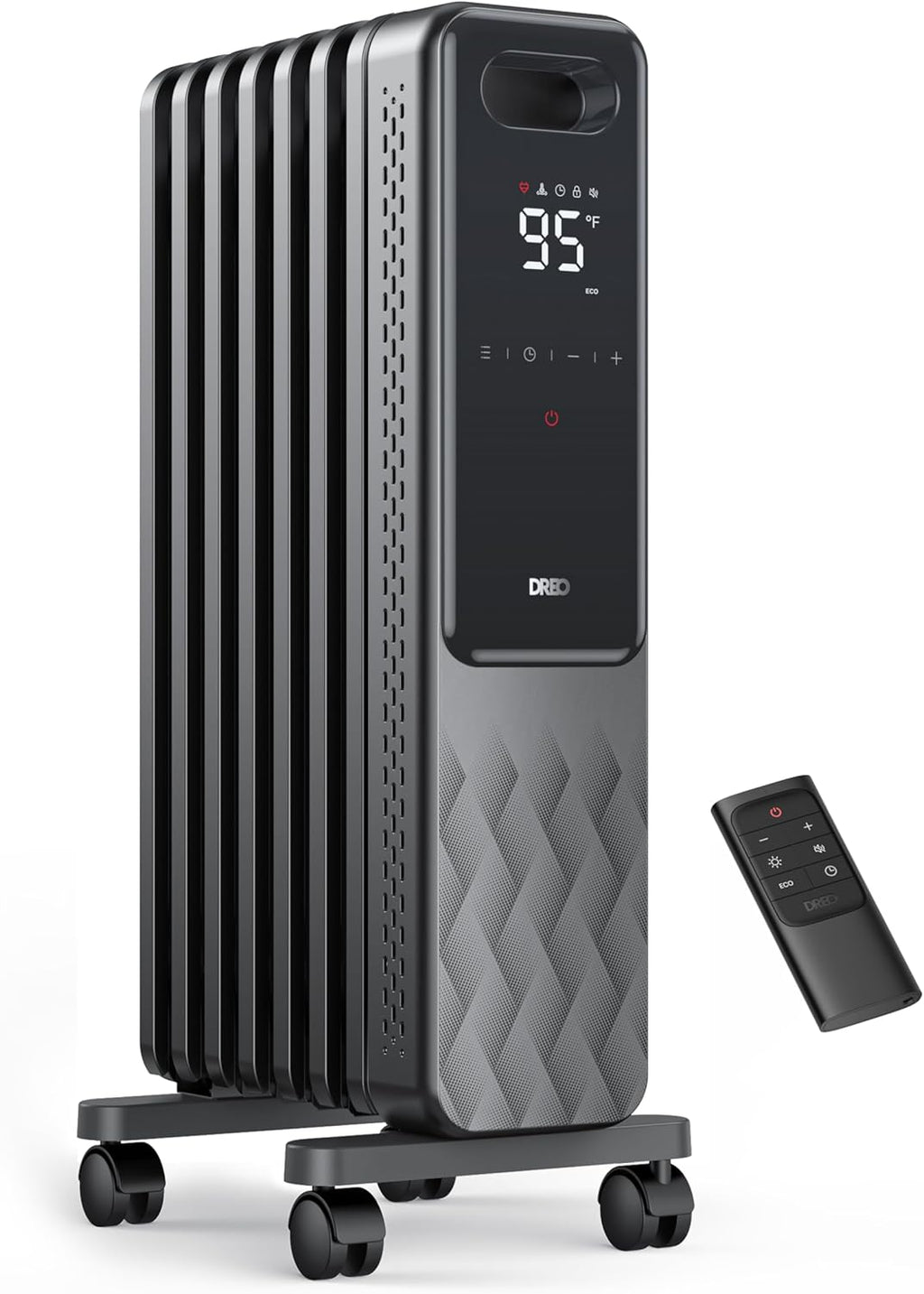 1500W Oil Filled Radiator Heater with Remote Control F89185