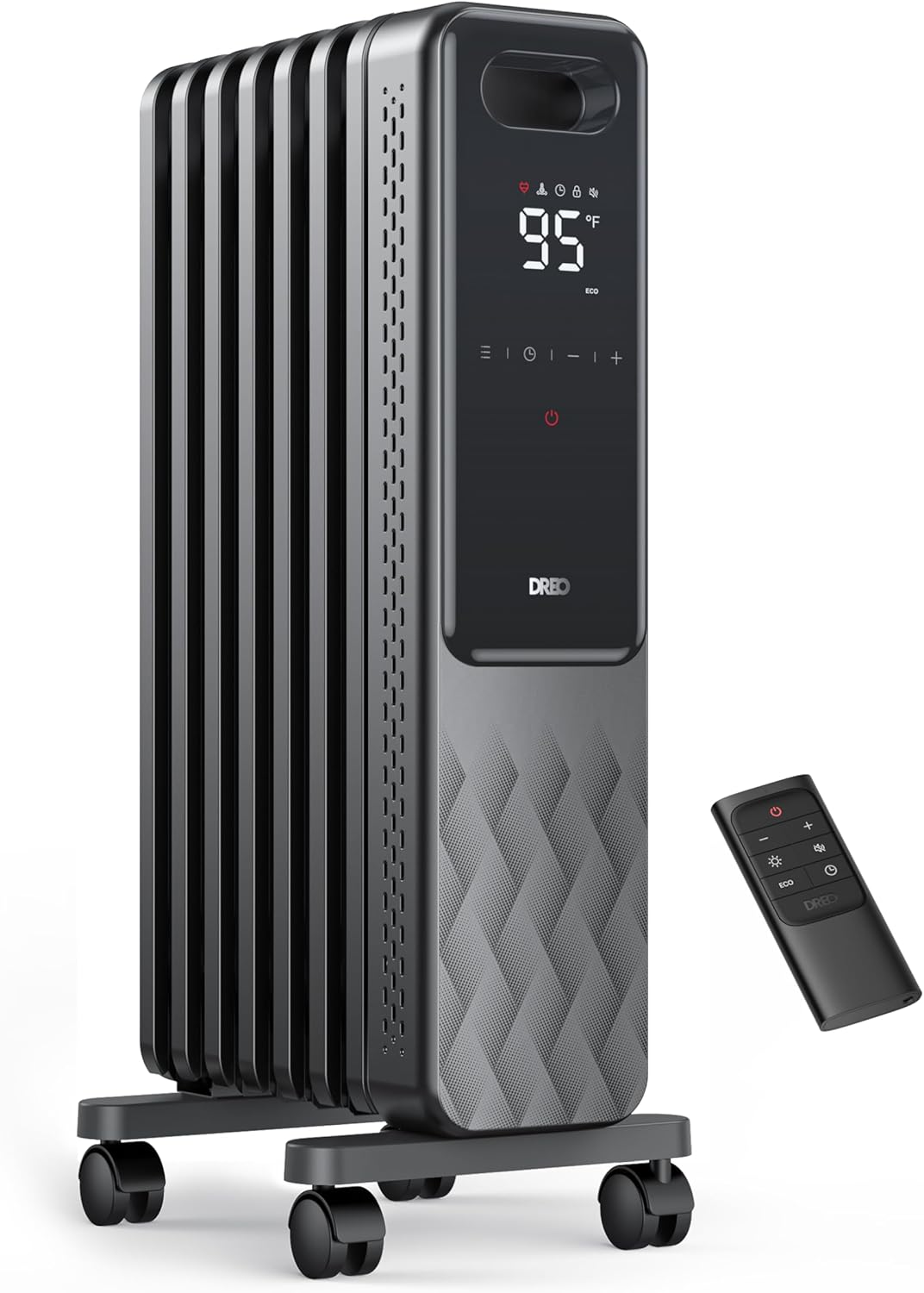1500W Oil Filled Radiator Heater with Remote Control F89185