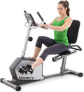 Recumbent Exercise Bike with Adjustable Seat and 8 Resistance Levels, 300 Pound Capacity G708