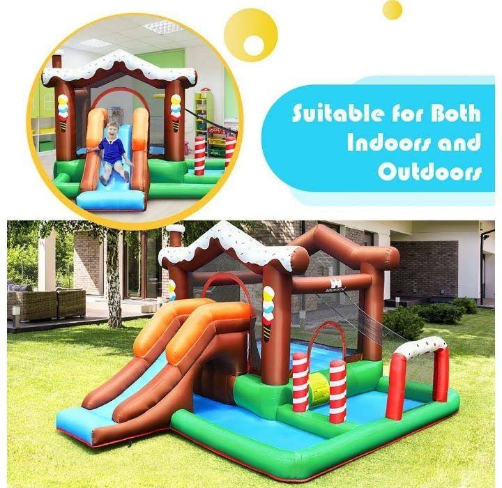 Kids Inflatable Bounce House Slide Climber Bouncer N36052