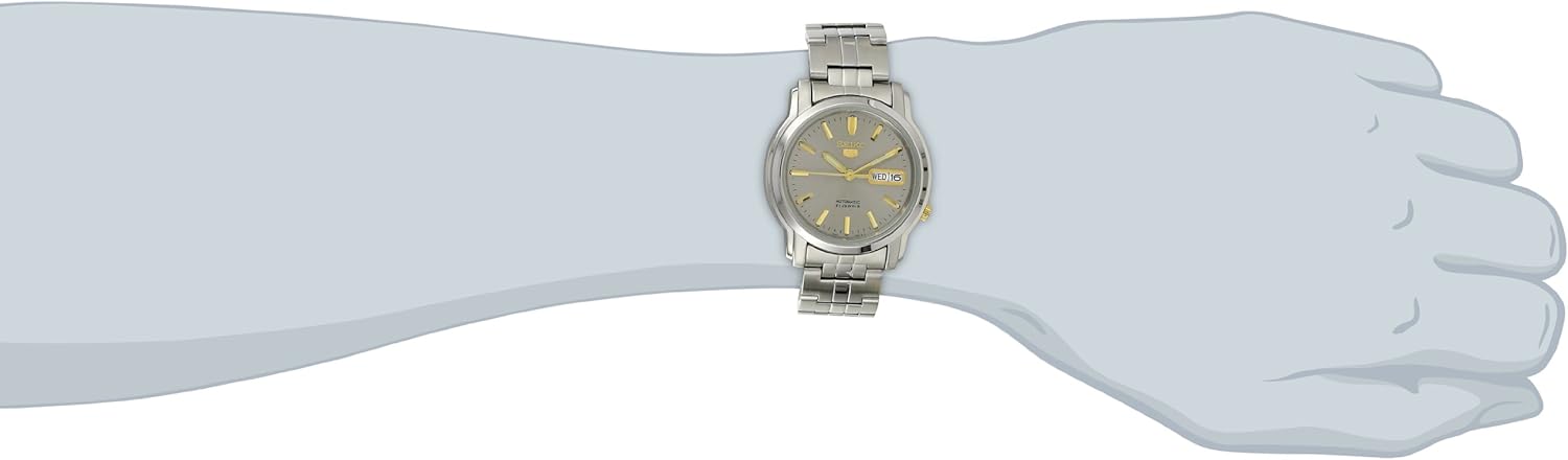 Grey Dial Stainless Steel Automatic Watch P104