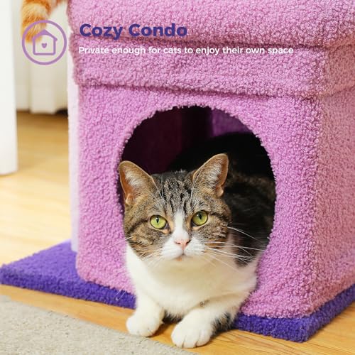 Natural Sisal Cat Tree with Cat Condo G124724