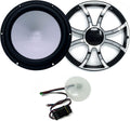 8" Black 4-Ohm Subwoofer with Subwoofer Grill with RGB LED kit N78640