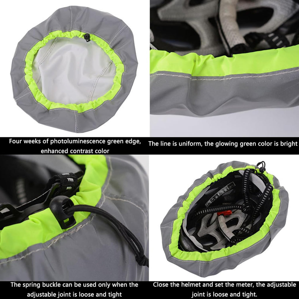 Rainproof Reflective Cycling Helmet Cover H978
