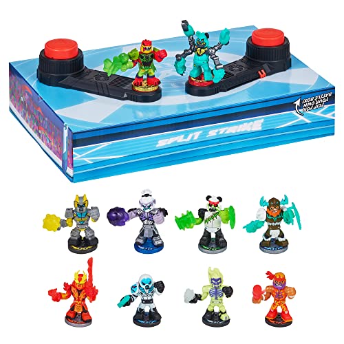 10 Ultimate Arcade Warrior Action Figures and 2 Button Bash Controllers Y675