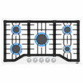 Stainless Steel 5 Burner Gas Cooktop Z594156