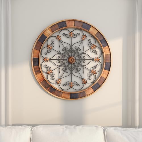 Brown Metal Wall Decor N82639