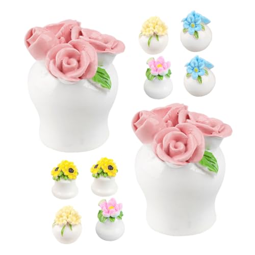 10pcs Artificial Mini Potted Plants S2953