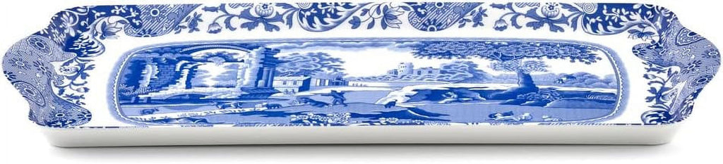 Blue Italian Sandwich Tray Melamine Serving Platter J6016