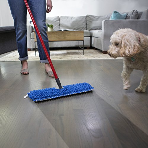 Dual-Action Microfiber Flip Mop with Telescopic Handle F139